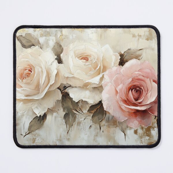 Item preview, Elegant Ivory Rose Art, Soft Blush Pink Champagne Floral Illustration designed and sold by daila70.