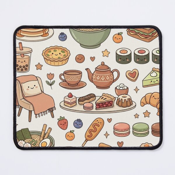 Item preview, Copy of Kawaii Delicious Snacks & Cute pancakes Aesthetic Graphic designed and sold by LunaVales.
