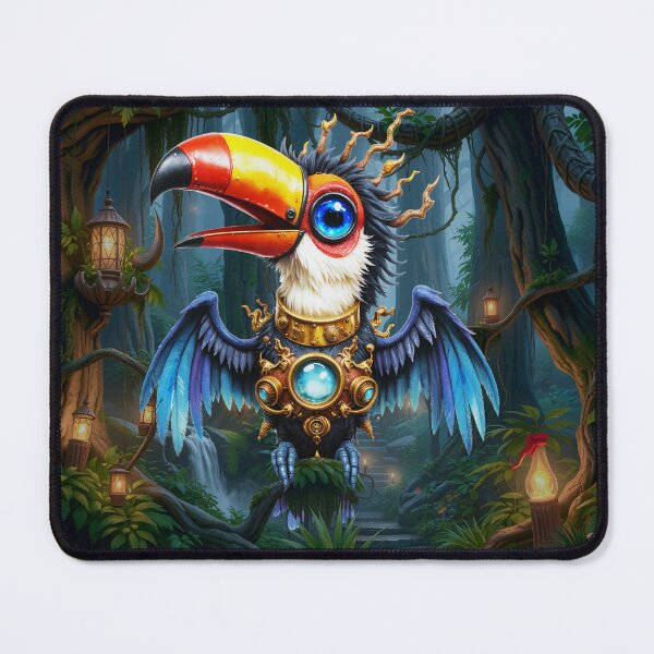 Item preview, Moonlit Steampunk Toucan. designed and sold by nicky2342.