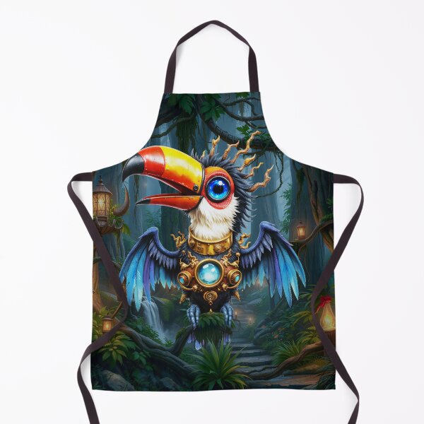 Item preview, Moonlit Steampunk Toucan. designed and sold by nicky2342.