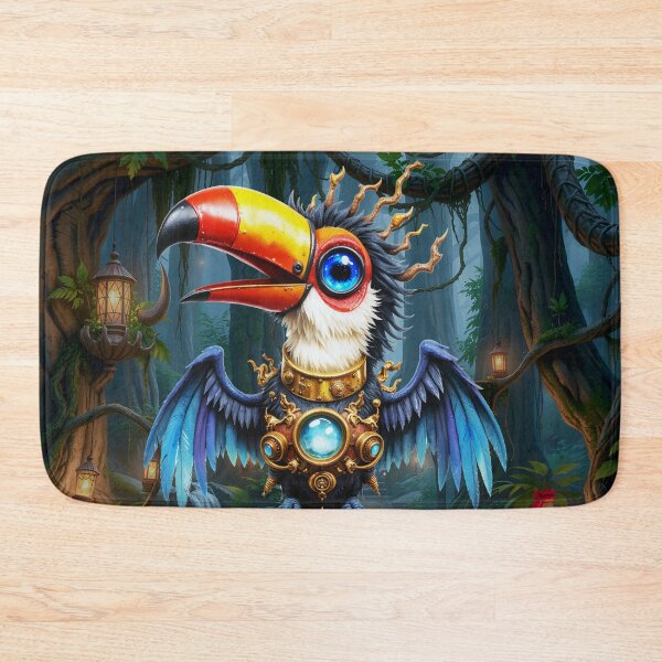 Item preview, Moonlit Steampunk Toucan. designed and sold by nicky2342.