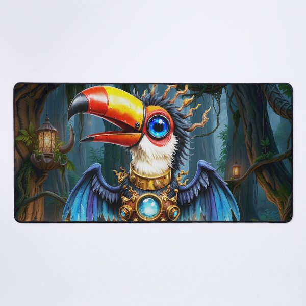 Item preview, Moonlit Steampunk Toucan. designed and sold by nicky2342.