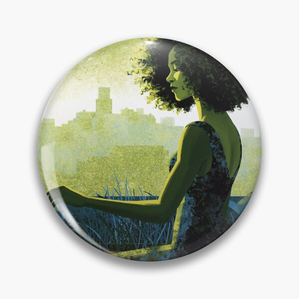 Item preview,  Green Witch of the City designed and sold by JaimeLikes.