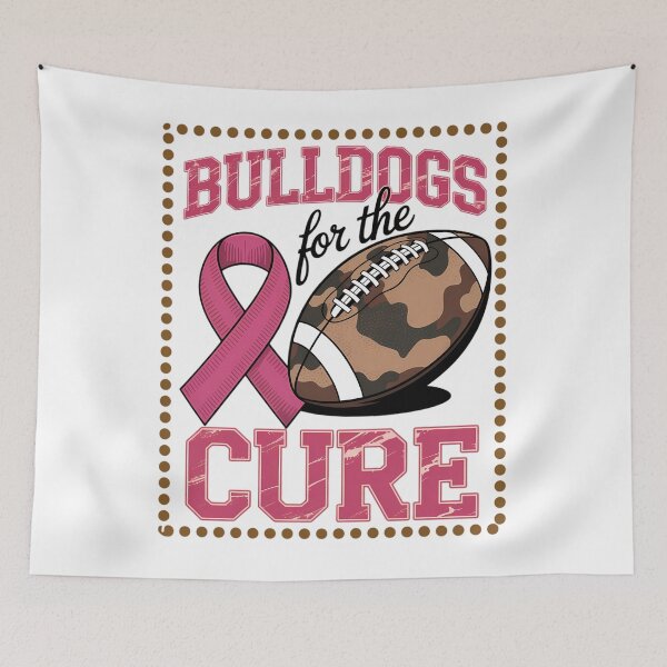 Item preview, Bulldogs for the cure pink ribbon designed and sold by TrinaEspinoza.