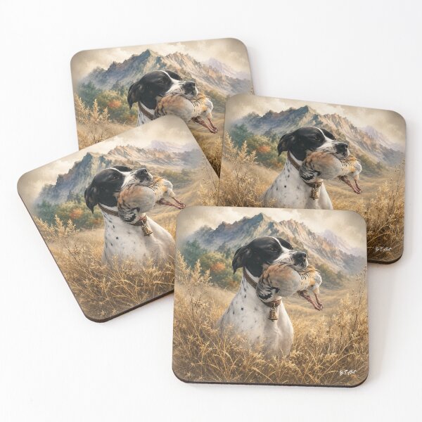 Item preview, English Pointer Hunting Heritage – Chukar Partridge Vintage Design designed and sold by TammyHunterArt.