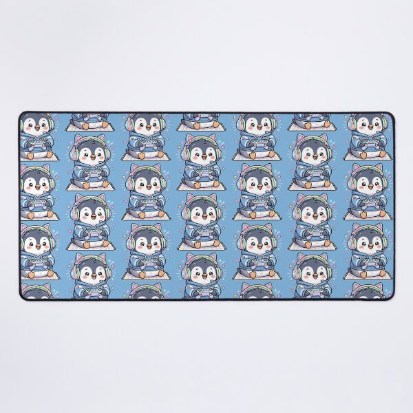 Item preview, Gamer Penguin Kawaii Pastel Gaming Buddy designed and sold by dreephic22.