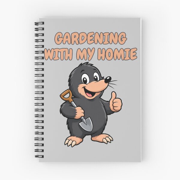 Item preview, Gardening With My Homie Funny Mole Cartoon designed and sold by HumanMess.