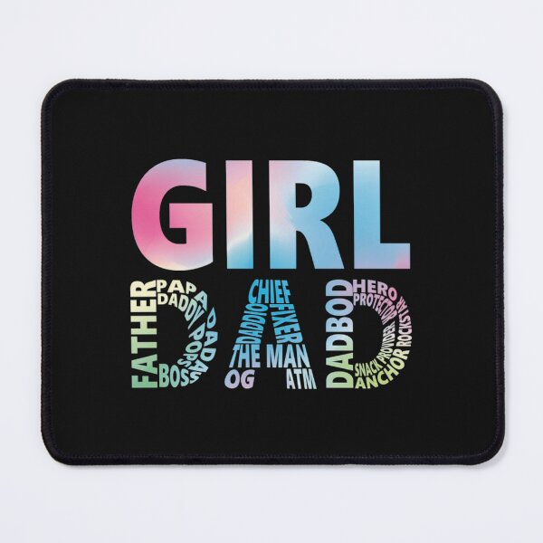 Item preview, Proud Girl Dad Word Art Fatherhood Classic T-Shirt designed and sold by BlitCrankMath.