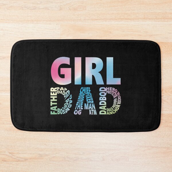 Item preview, Proud Girl Dad Word Art Fatherhood Classic T-Shirt designed and sold by BlitCrankMath.