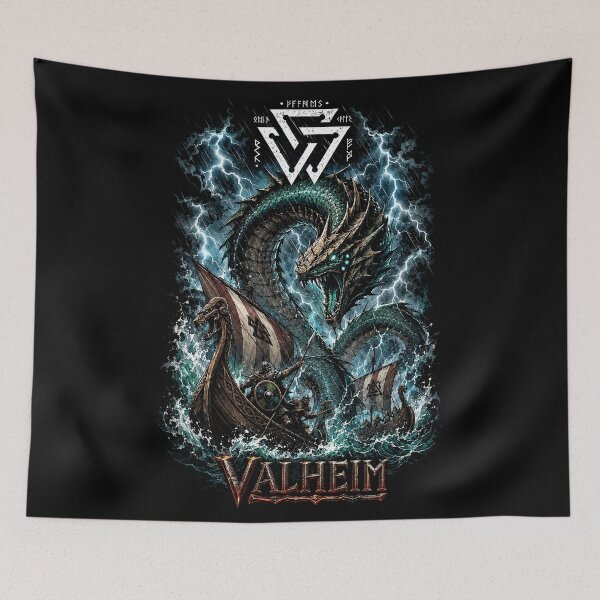Item preview, valheim hydra of the sea designed and sold by thedarkfantasy.