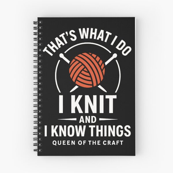 Item preview, That's what I do i knit and i know things  designed and sold by Emmatshirt1.