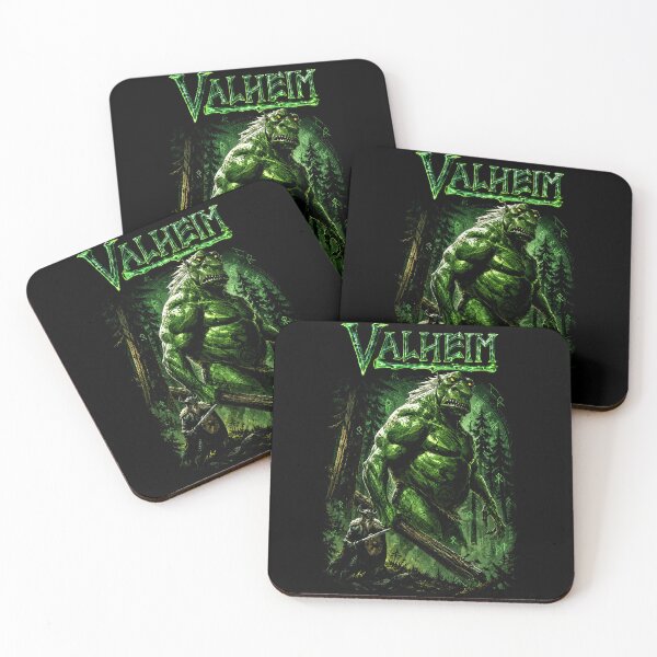 Item preview, valheim green troll designed and sold by thedarkfantasy.