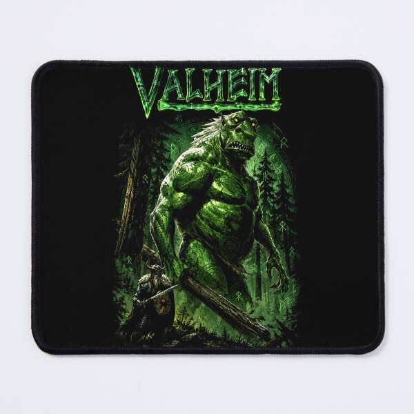 Item preview, valheim green troll designed and sold by thedarkfantasy.