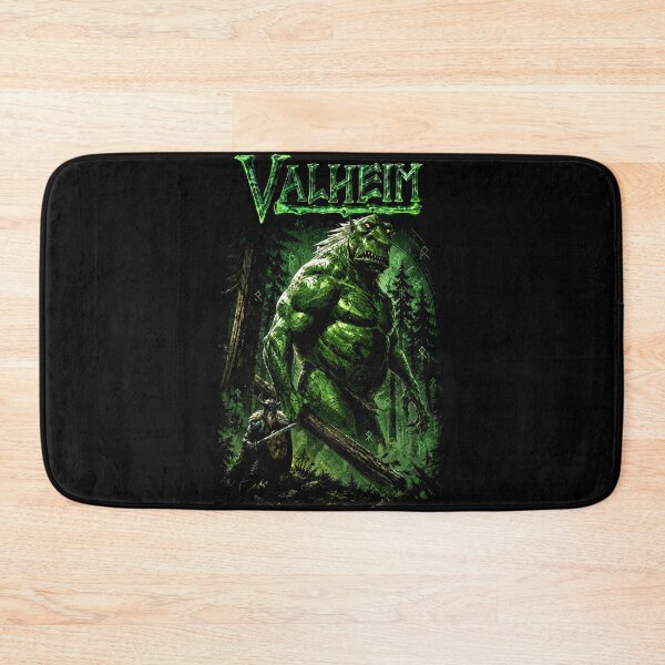 Item preview, valheim green troll designed and sold by thedarkfantasy.