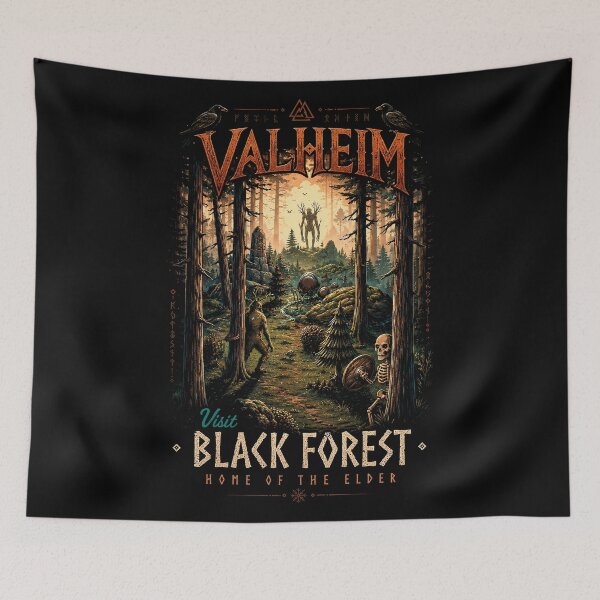 Item preview, valheim black forest designed and sold by thedarkfantasy.