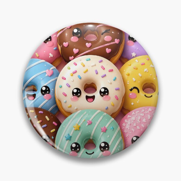 Item preview, Donut kawaii designed and sold by therbear.