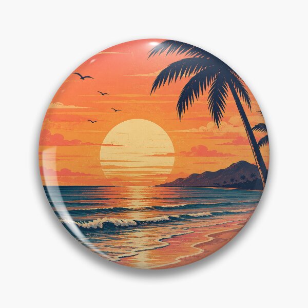 Item preview, Beach illustration designed and sold by therbear.