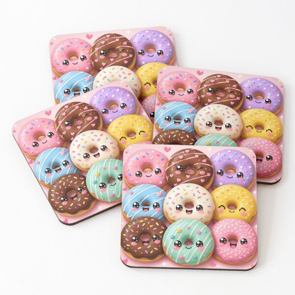 Item preview, Donut kawaii designed and sold by therbear.