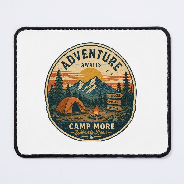 Item preview, awaits explore dream discover camp more worry less designed and sold by therbear.