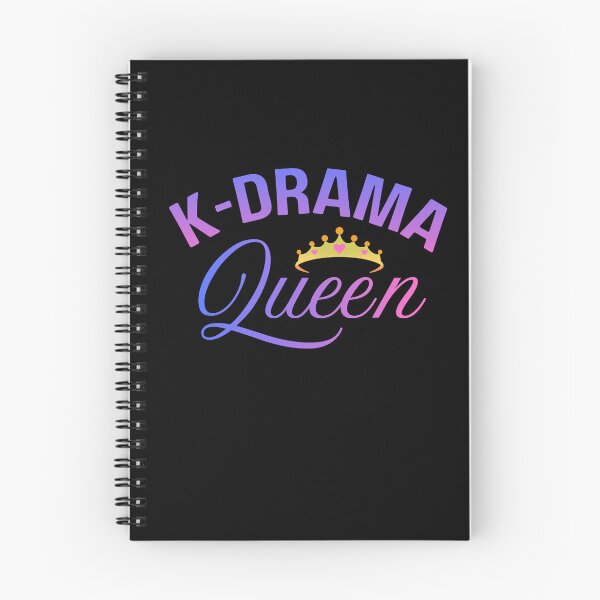 Item preview, K-Drama Queen text with tiara graphic designed and sold by ArtEllary.