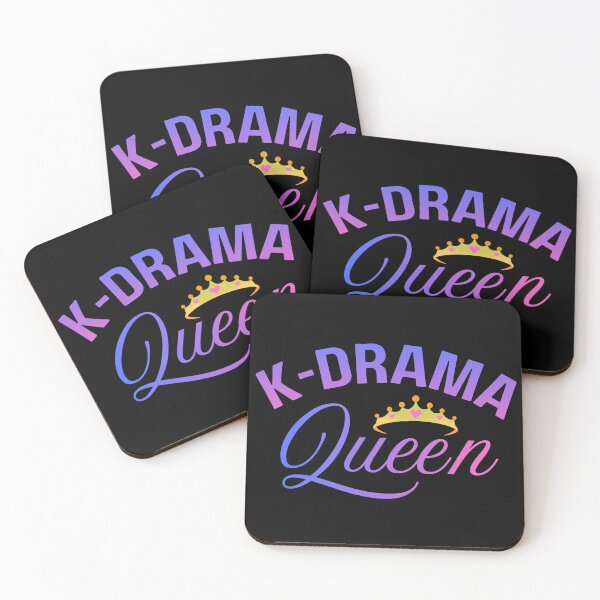 Item preview, K-Drama Queen text with tiara graphic designed and sold by ArtEllary.