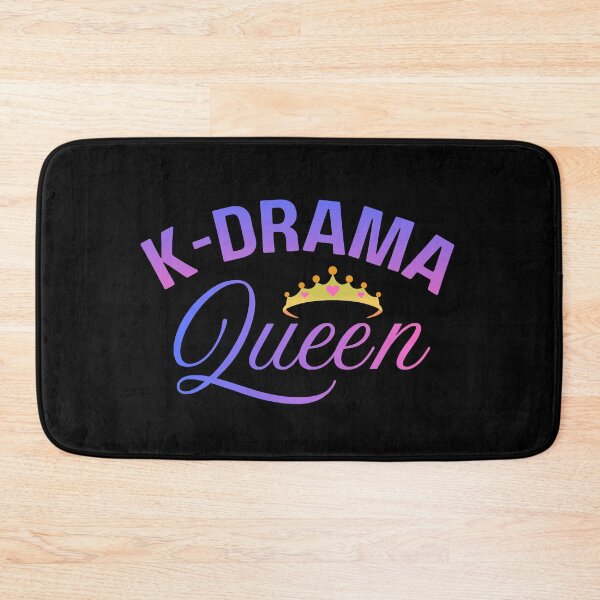 Item preview, K-Drama Queen text with tiara graphic designed and sold by ArtEllary.