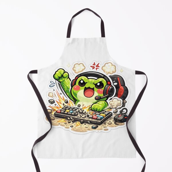Item preview, Rage Gamer Frog – Funny Keyboard Smash Cartoon Meme Art designed and sold by ArtsyExplorer.