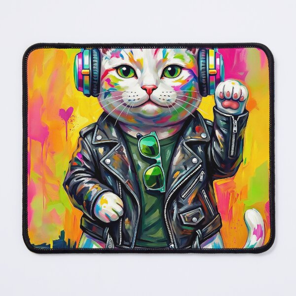 Item preview, Portrait painting Lucky cat in Popart Style designed and sold by TYA - Take Your Art.