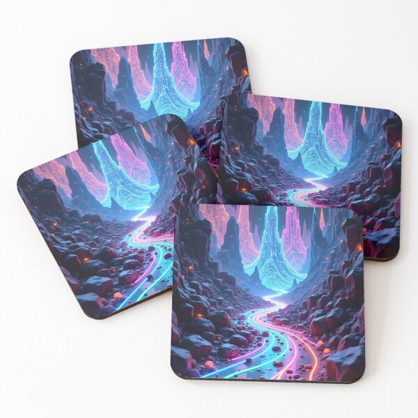 Item preview, The Path of Neon Echoes designed and sold by VoidVeilStudio.