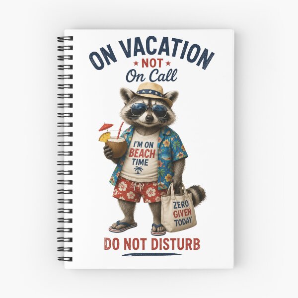 Item preview, Funny Raccoon Beach-Summer Burnout Animal | Coastal PNG designed and sold by ByAnad.