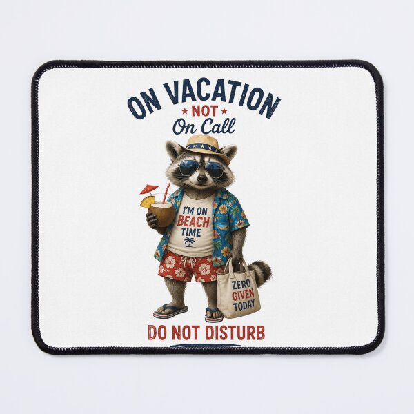 Item preview, Funny Raccoon Beach-Summer Burnout Animal | Coastal PNG designed and sold by ByAnad.