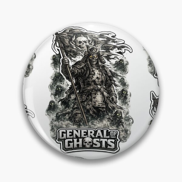 Item preview, General of Ghosts Skeleton Samurai Warrior Sticker | Dark Fantasy Gothic Art designed and sold by Ecocrushstudio.