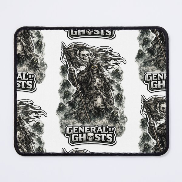 Item preview, General of Ghosts Skeleton Samurai Warrior Sticker | Dark Fantasy Gothic Art designed and sold by Ecocrushstudio.