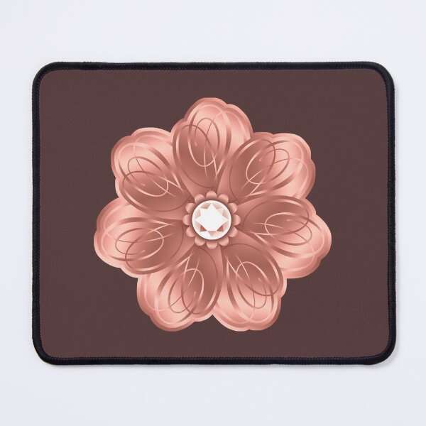 Item preview, Rose Gold Abstract Flower designed and sold by SideDishDesign.