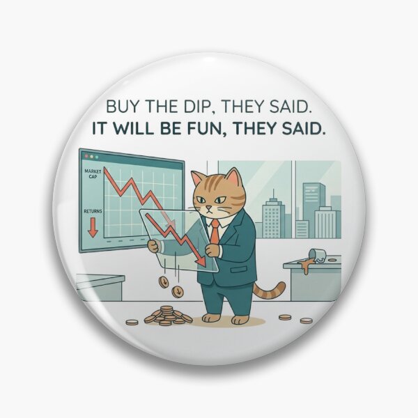 Item preview, Funny Investor Gift Buy The Dip They Said Funny Stock Market  Cat Trader Shirt Crypto Gift designed and sold by Dev Mode.