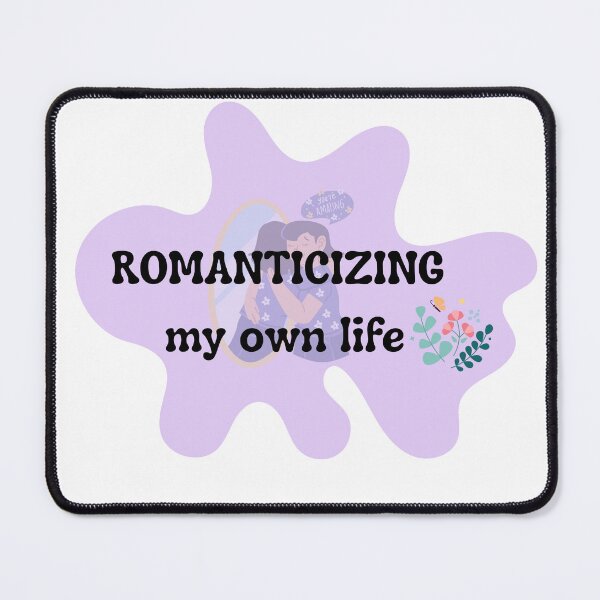 Item preview, Romanticizing My Own Life Sticker | Soft Girl Quote Design | Cozy Self Love Aesthetic designed and sold by Pandey14.