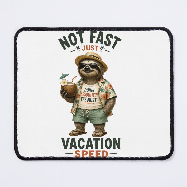 Item preview, Funny Sloth Beach-Burnout Vacation Humor designed and sold by ByAnad.