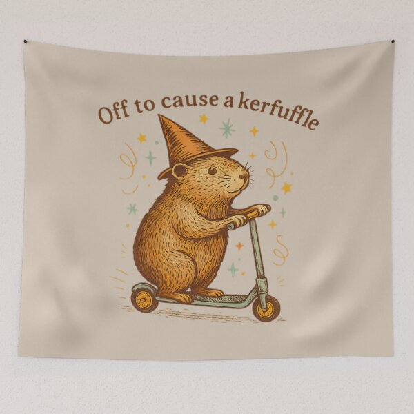 Item preview, Mischievous Mouse Scooter Cottagecore Animal Classic T-Shirt designed and sold by TheCozyCarrier.