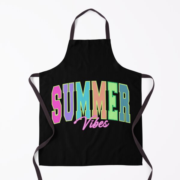 Item preview, Summer Vibes Colorful Retro College Font Typography Design designed and sold by tarzbol.