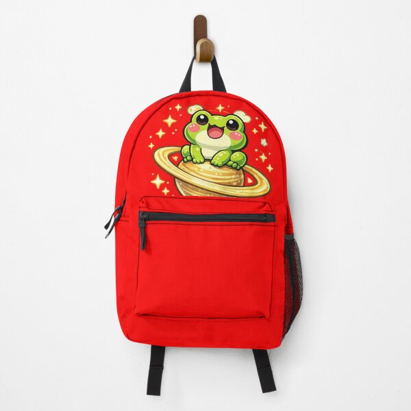 Item preview, Saturn Space Frog – Cute Cosmic Cartoon Frog Adventure designed and sold by ArtsyExplorer.