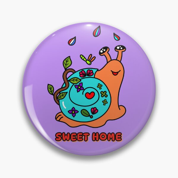 Item preview, Sweet Home Cute Snail Illustration designed and sold by EMILYVU22.