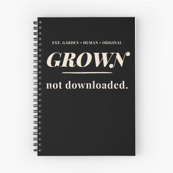 Item preview, Grown Not Downloaded Editorial Serif Minimal designed and sold by Nuiicha65.
