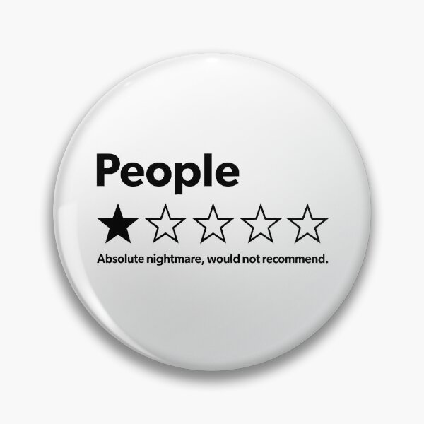 Item preview, Funny Review People One Star Rating designed and sold by Luxuriouss.