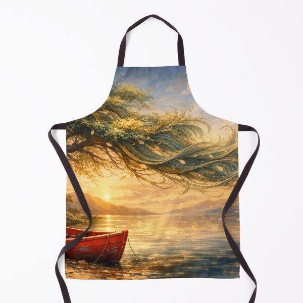 Item preview, Wave tree and red boat designed and sold by Sigtrix.
