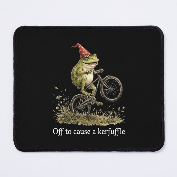 Item preview, Funny Frog Bicycle Cottagecore Mischief Classic T-Shirt designed and sold by TheCozyCarrier.