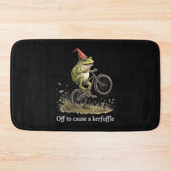 Item preview, Funny Frog Bicycle Cottagecore Mischief Classic T-Shirt designed and sold by TheCozyCarrier.