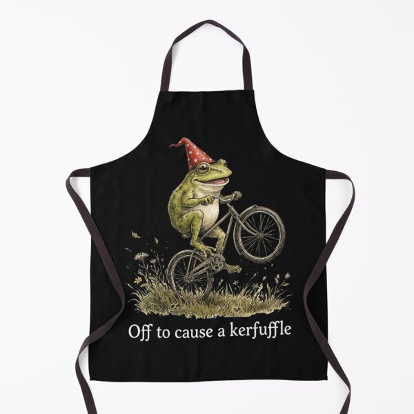 Item preview, Funny Frog Bicycle Cottagecore Mischief Classic T-Shirt designed and sold by TheCozyCarrier.
