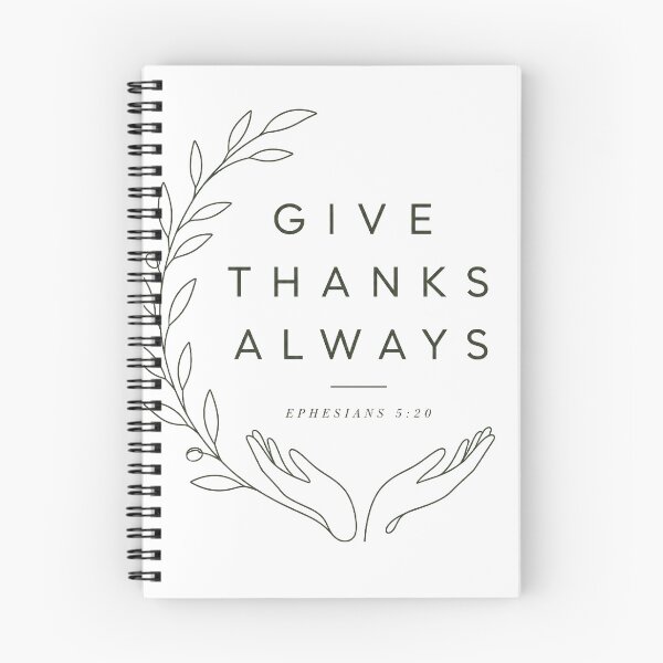 Item preview, Give Thanks Always Scripture Inspired Faith Design designed and sold by Inspirahawke.