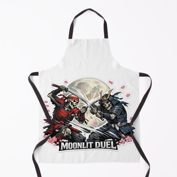 Item preview, Moonlit Duel Skeleton Samurai Sticker | Dark Anime Katana Fight Art designed and sold by Ecocrushstudio.