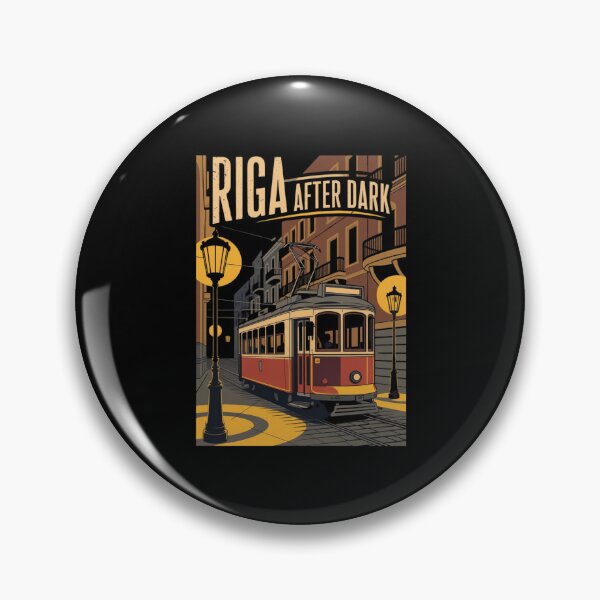 Item preview, Riga After Dark Vintage Tram Shirt | Cozy Baltic Night Travel Design designed and sold by Timeless Design.